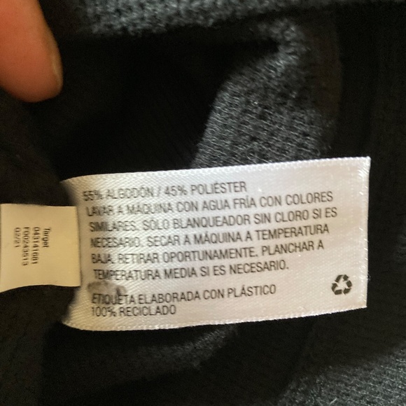 Goodfellow & Co Henley Button Men's Large Black Tan Buttons Shirt - Picture 3 of 5